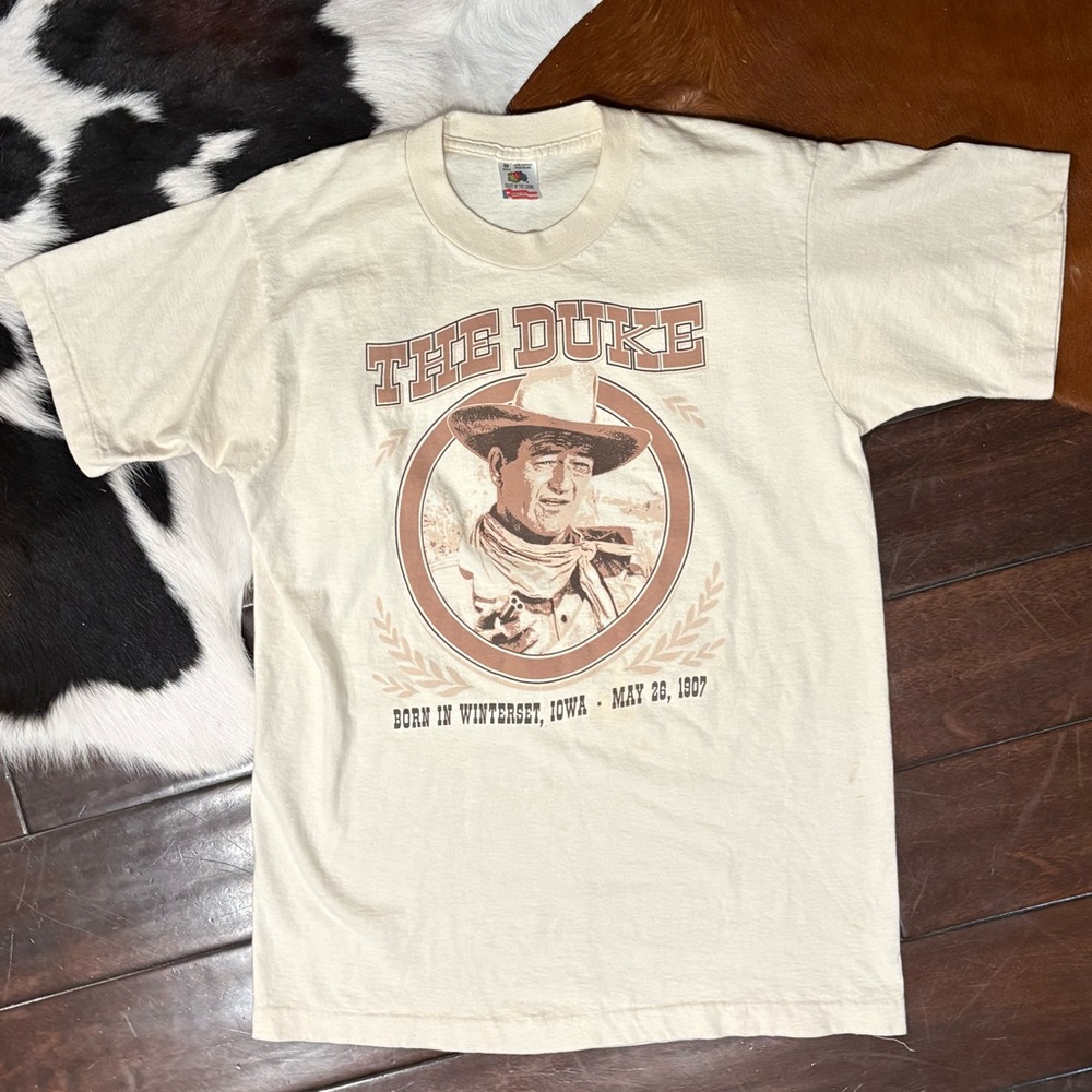 Vintage 1990’s John Wayne “The Duke” Fruit of the Loom Single Stitch T-shirt